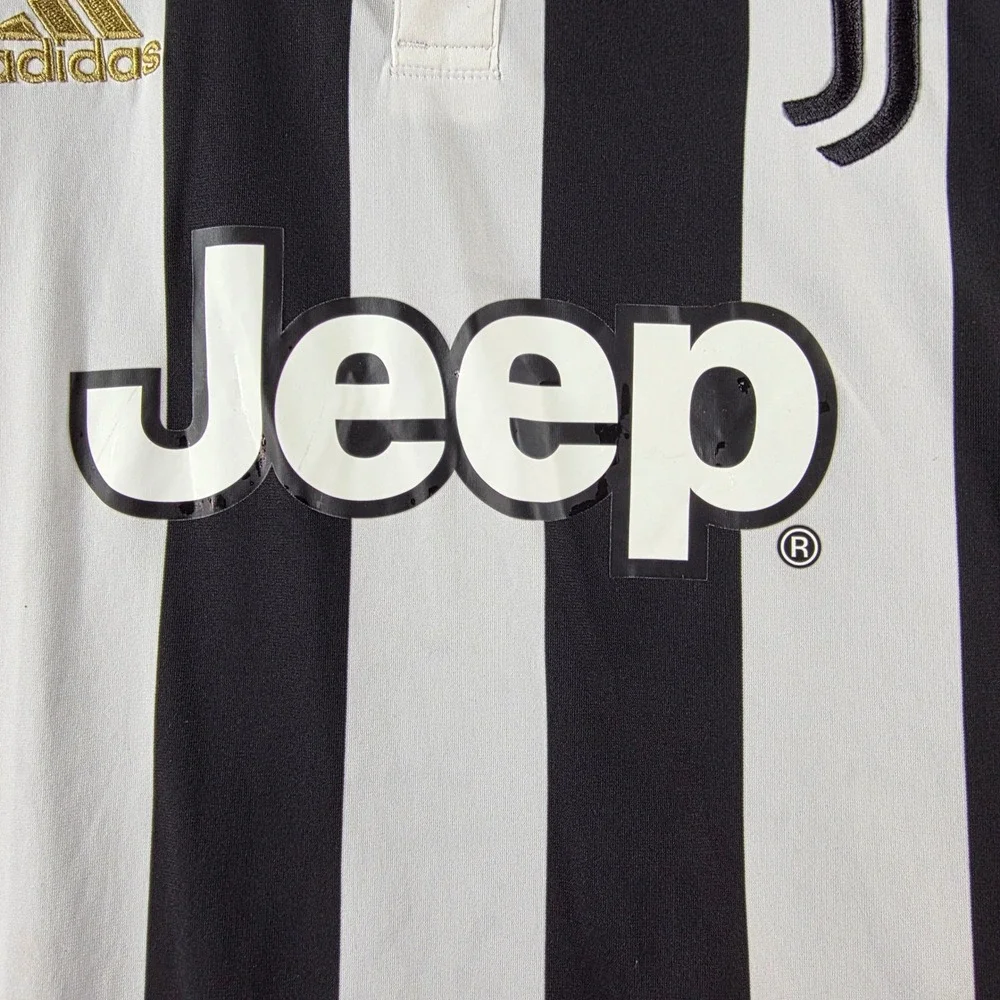Adidas Juventus 2018-19 Home Jersey Mens Large Black White Striped Jeep Soccer - Picture 7 of 12